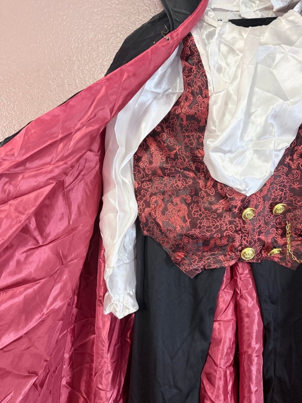 Kids Vampire Costume Rubie's 4 Pieces Size Large
